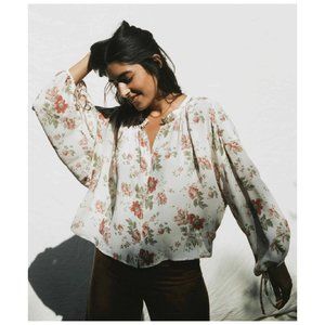 NWOT CHRISTY DAWN Vintage Fabric Floral Blouse